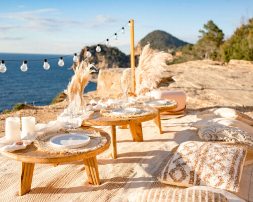 Boho Picnic Setting